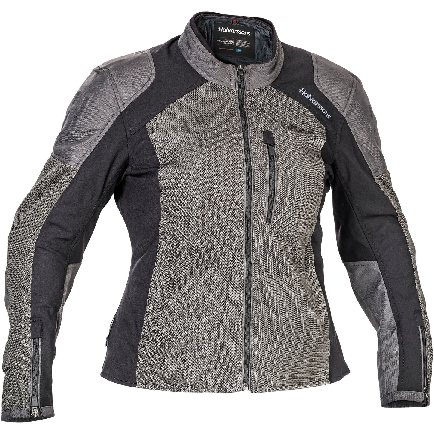 Halvarssons Ladies Arvika Textile Jacket - Dark Grey by Halvarssons - clearance motorcycle jacket