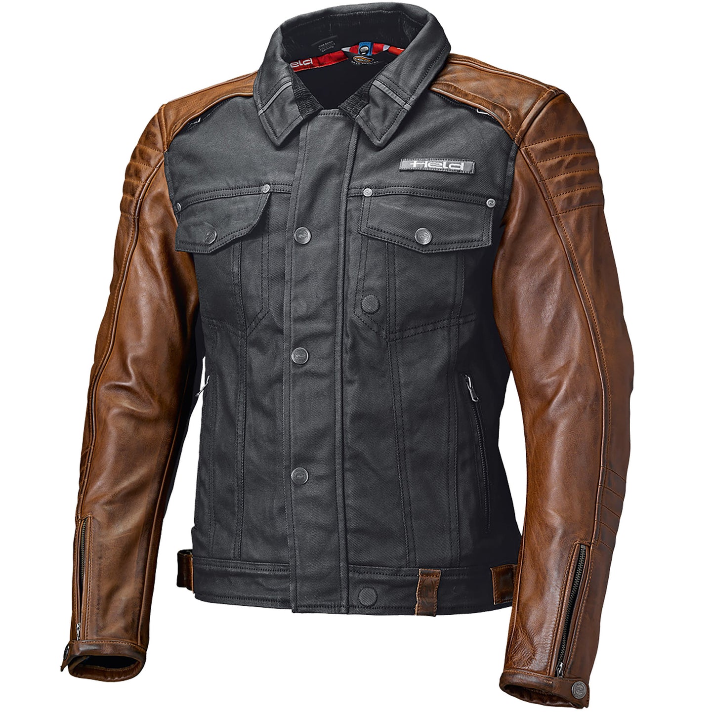 Held Jester Jacket - Black / Brown by Held - clearance motorcycle jacket
