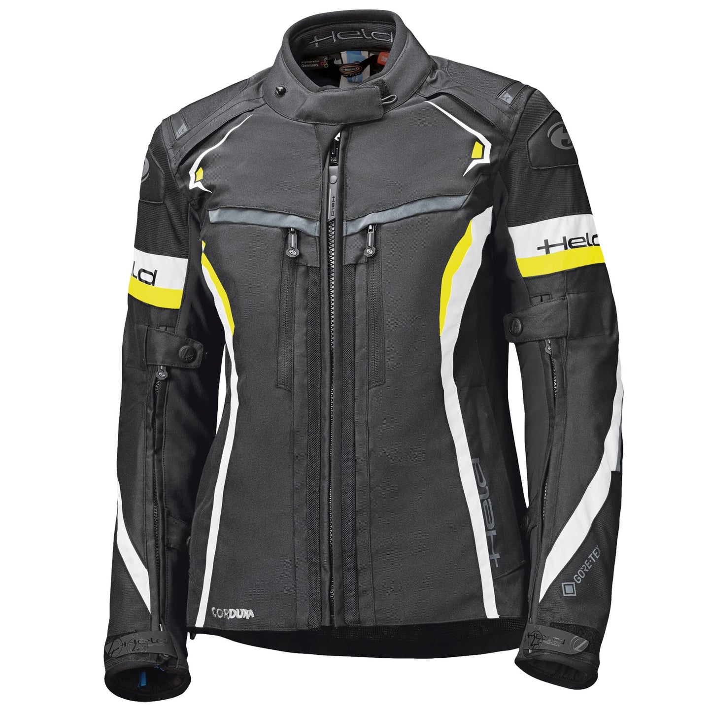 Held Ladies Imola ST Gore-Tex Textile Jacket - Black / Fluo Yellow by Held - clearance motorcycle jacket