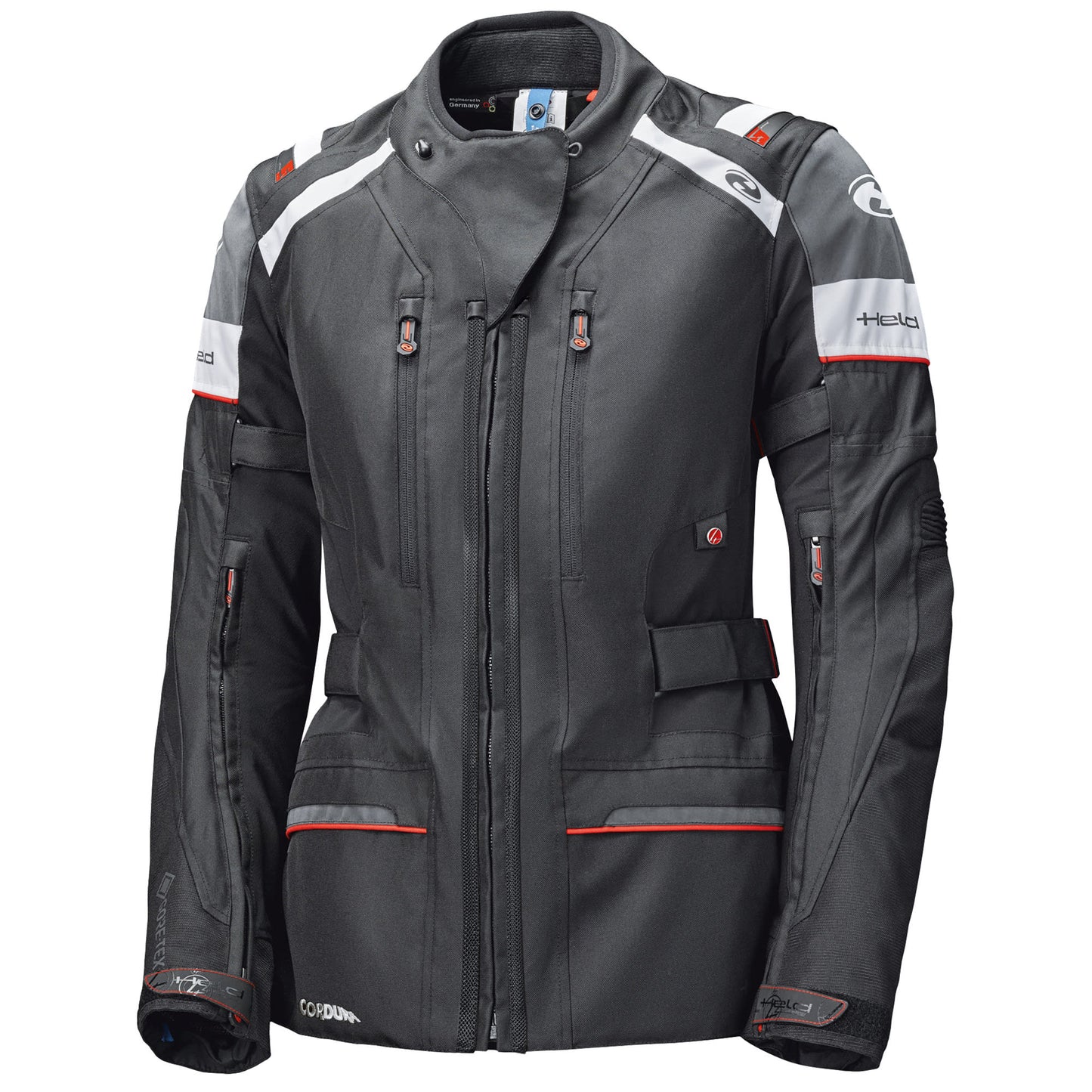 Held Ladies Tivola ST Gore-Tex Textile Jacket - Black / White by Held - clearance motorcycle jacket