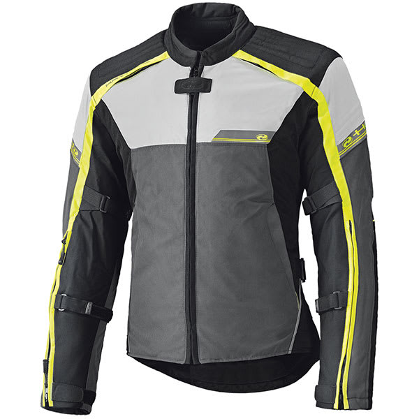 Held Renegade Textile Jacket - Grey / Fluo Yellow by Held - clearance motorcycle jacket