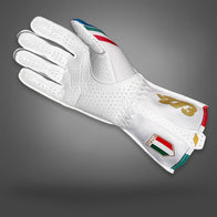 ITALIA Type-3 White/Blue - Glove | DASH RACEGEAR