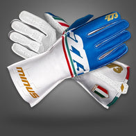ITALIA Type-3 White/Blue - Glove | DASH RACEGEAR