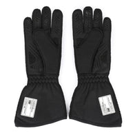 Palm view of Lance Stroll 2024 Aston Martin F1-inspired race gloves with grip panels