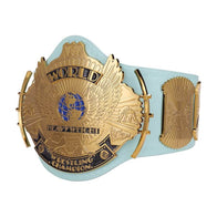 Light Blue WWE Winged Eagle Championship Inspired Title Belt - 3 | Dash Racegear