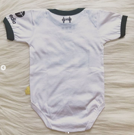 Liverpool 3rd soccer romper jersey 100% cotton white - baby romper image 2