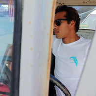 MANAUS Tee White/Cyan/Turquoise - Tee Shirt | DASH RACEGEAR