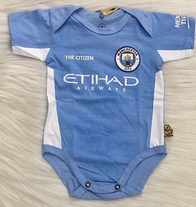 Manchester City 2nd Home jersey Romper - baby romper image 1