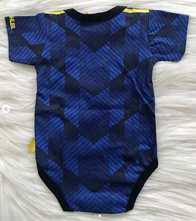 Manchester United 3rd soccer baby romper 100% cotton - baby romper image 2