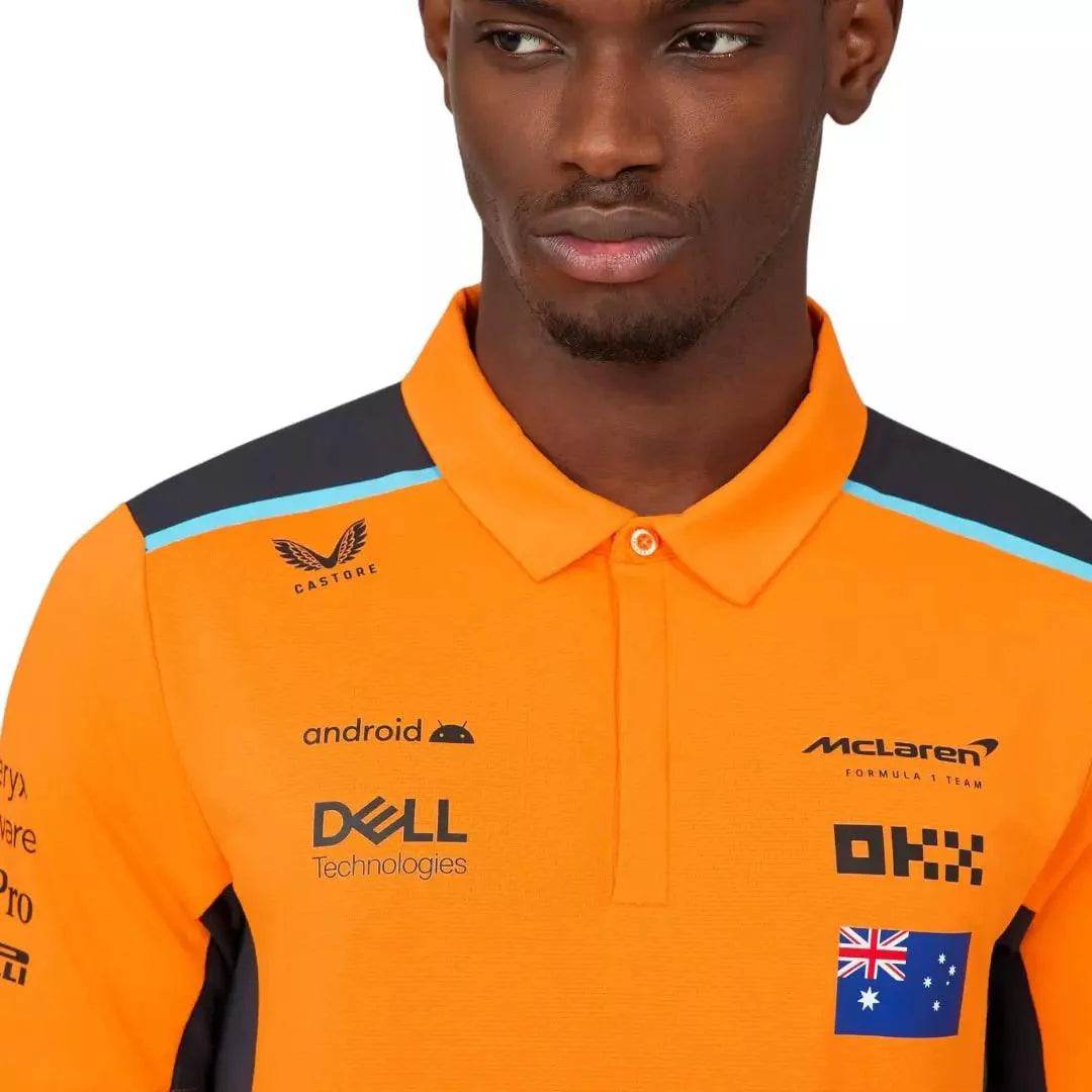 MENS McLAREN REPLICA POLO SHIRT OSCAR PIASTRI - Dash Racegear Store