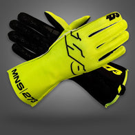 MNS-1 Fluo-Yellow/Black - Glove | DASH RACEGEAR