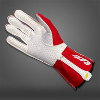 MNS-1 Red/White - Glove | DASH RACEGEAR