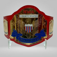 NEW NWA LIBERTY STATES WRESTLING CHAMPIONSHIP BELT REPLICA - image 1 | DASH RACEGEAR