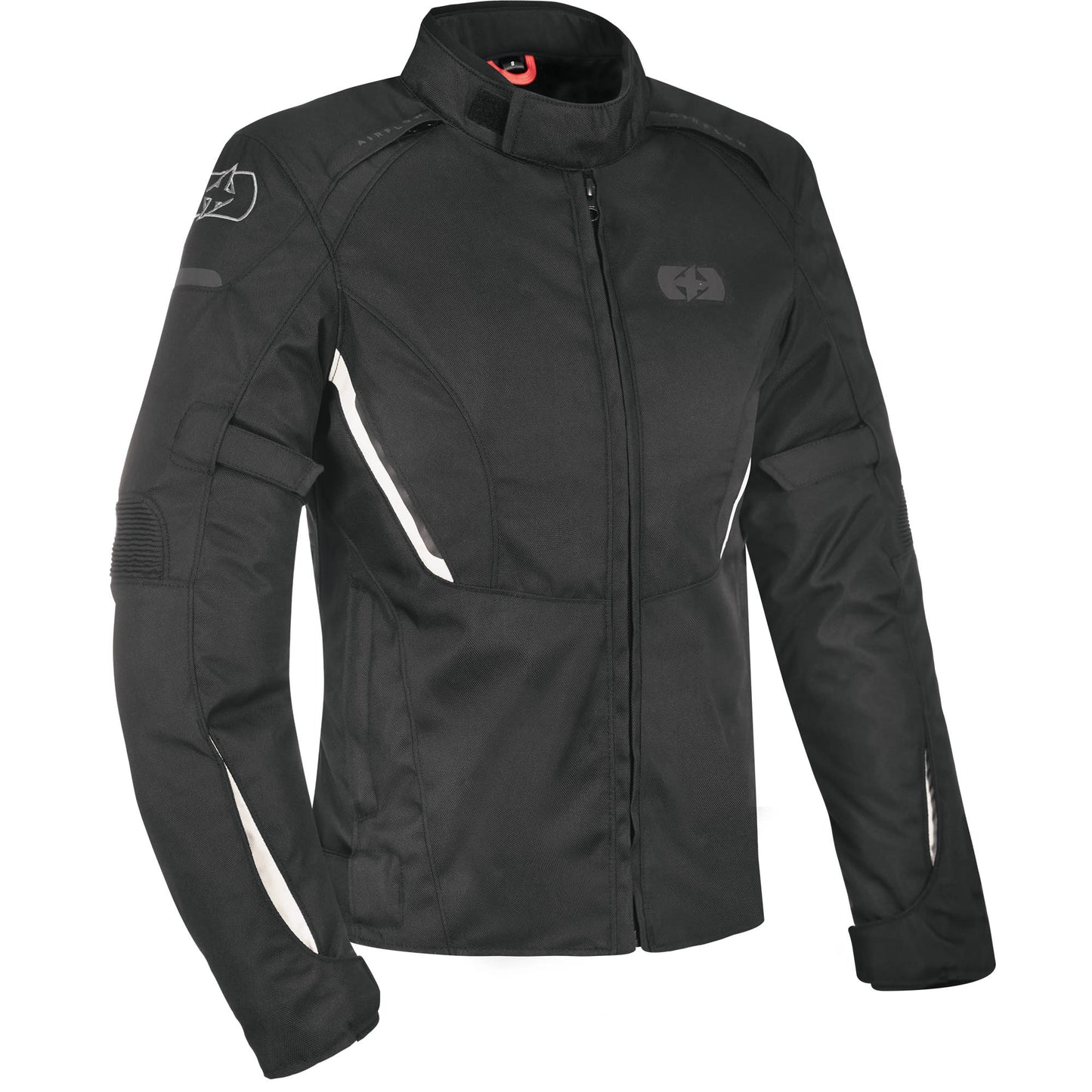 Oxford Ladies Iota 1.0 Textile Jacket - Black / White by Oxford Clothing - clearance motorcycle jacket