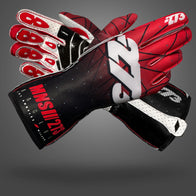 POLY 3 Black/Red/White - Glove | DASH RACEGEAR