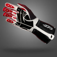 POLY 3 Black/Red/White - Glove | DASH RACEGEAR
