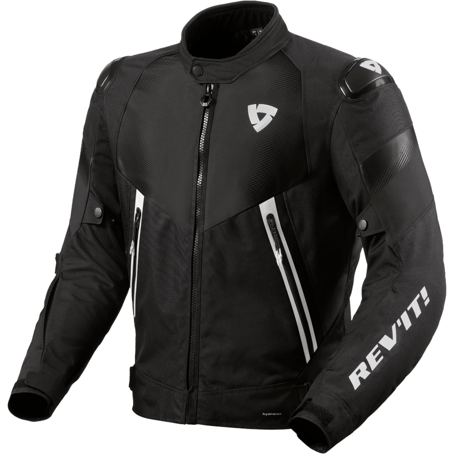 Rev'it Control H2O Textile Jacket - Black / White by Rev'it - clearance motorcycle jacket