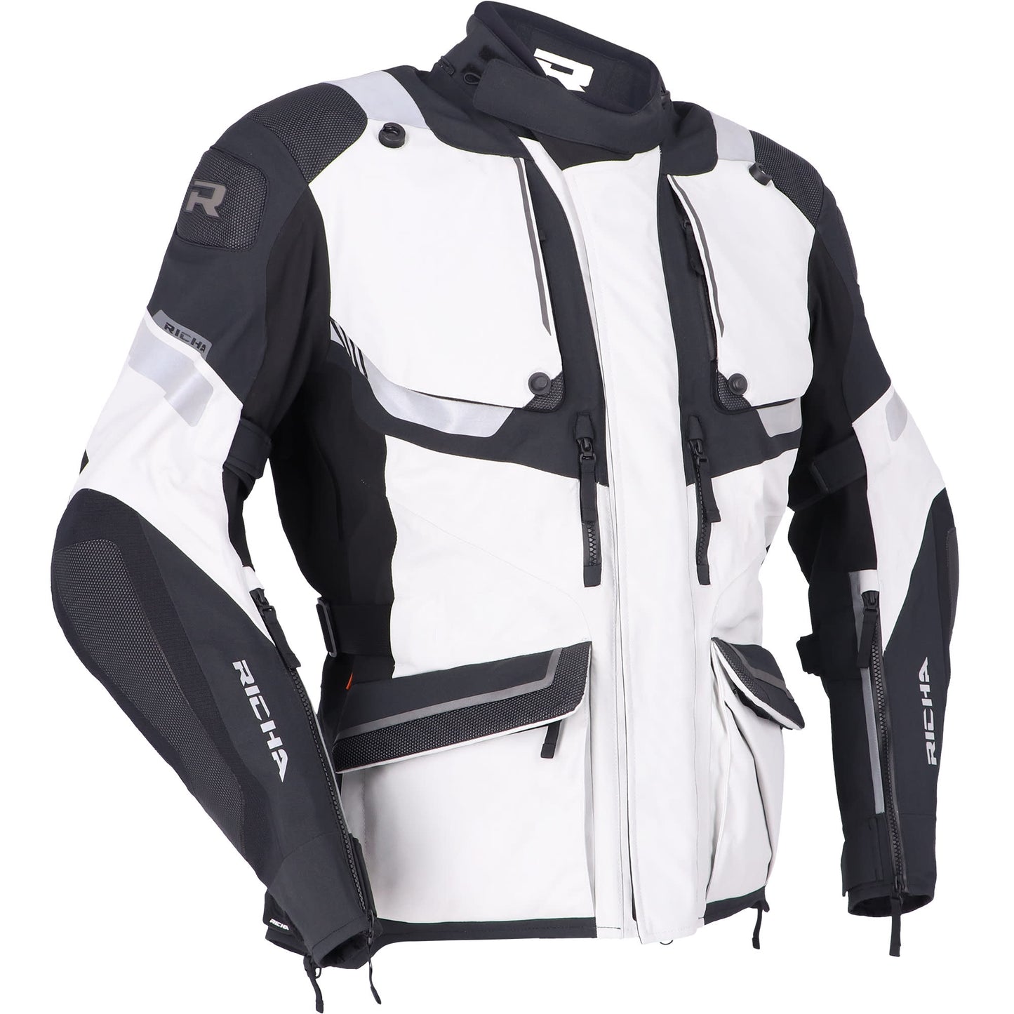 Richa Armada Gore-Tex Pro Jacket - Grey / Black by Richa - clearance motorcycle jacket