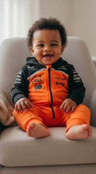 F1 McLaren baby Anorak Jumpsuit | Lando Norris | Oscar Piastri - baby & toddler outfit image 5