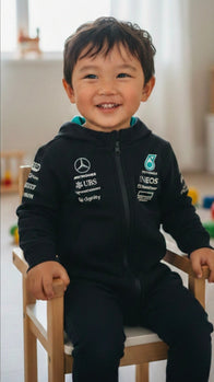 Mercedes Racing F1 Limited Edition Baby Anorak Jumpsuit 100% cotton - baby & toddler outfit image 5