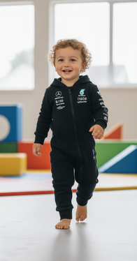 Mercedes Racing F1 Limited Edition Baby Anorak Jumpsuit 100% cotton - baby & toddler outfit image 7