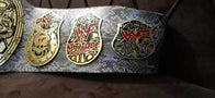 Unique WWF White Snake Skin Smoking Skull Champion Belt - 4 | Dash Racegear