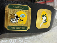 Green Bay Packers NFL Championship Wrestling Belt Brass Alloy - 6 | Dash Racegear