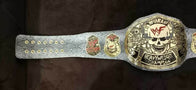 Unique WWF White Snake Skin Smoking Skull Champion Belt - 2 | Dash Racegear