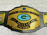 Green Bay Packers NFL Championship Wrestling Belt Brass Alloy - 8 | Dash Racegear