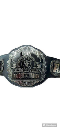 Las Vegas Raider Nation NFL Championship Inspired Title Belt - 6 | Dash Racegear