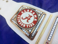 New Custom Alabama Crimson Tide Wrestling Leather Belt 2mm Brass - 5 | Dash Racegear