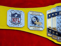NFL Pittsburgh Steelers Super Bowl Championship Title Belt Football - 4 | Dash Racegear