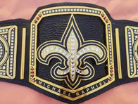 Nfl Custom New Orleans Saints Championship Wrestling Belt - 2 | Dash Racegear