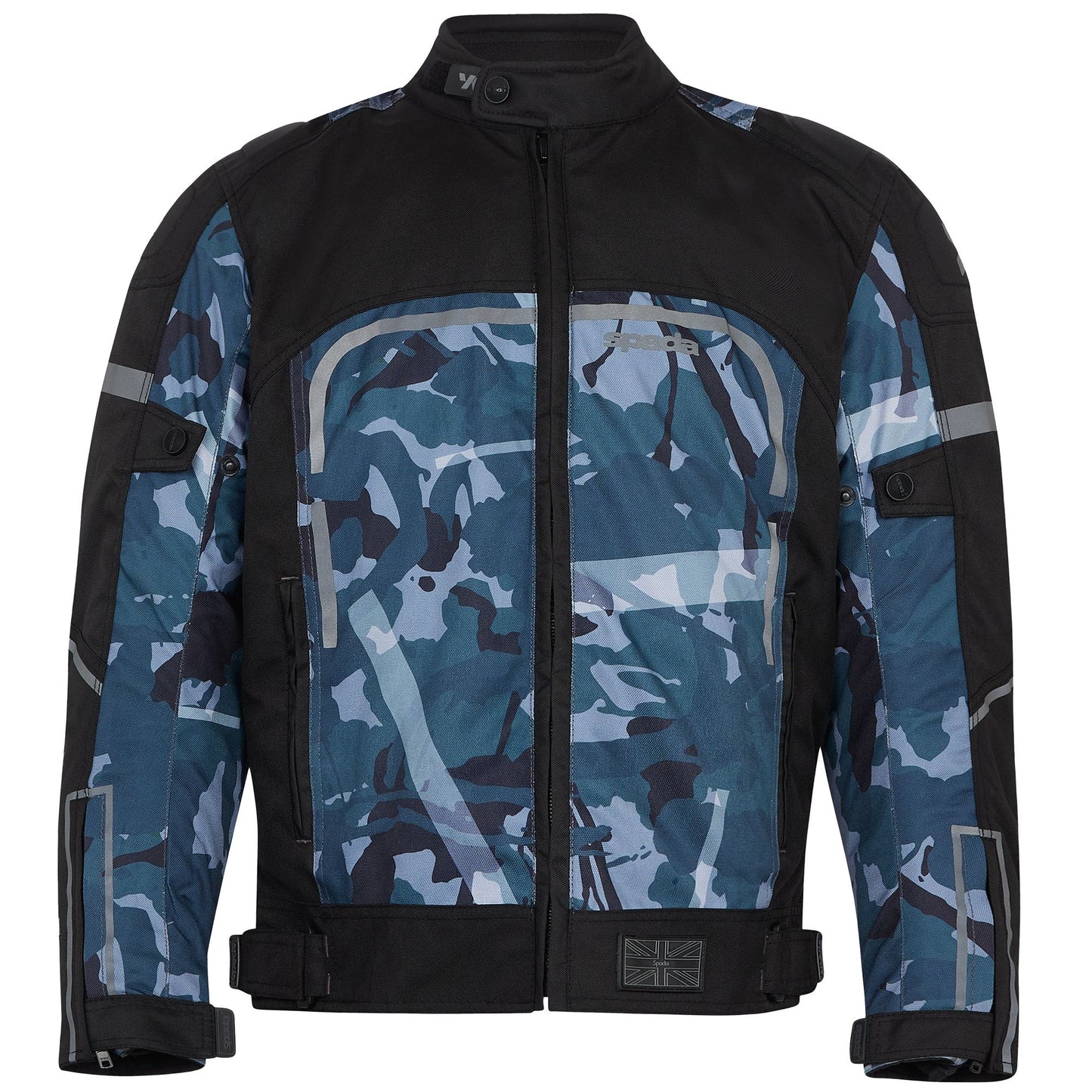 Spada Calgary Textile Jacket - Black / Green Camo by Spada - clearance motorcycle jacket