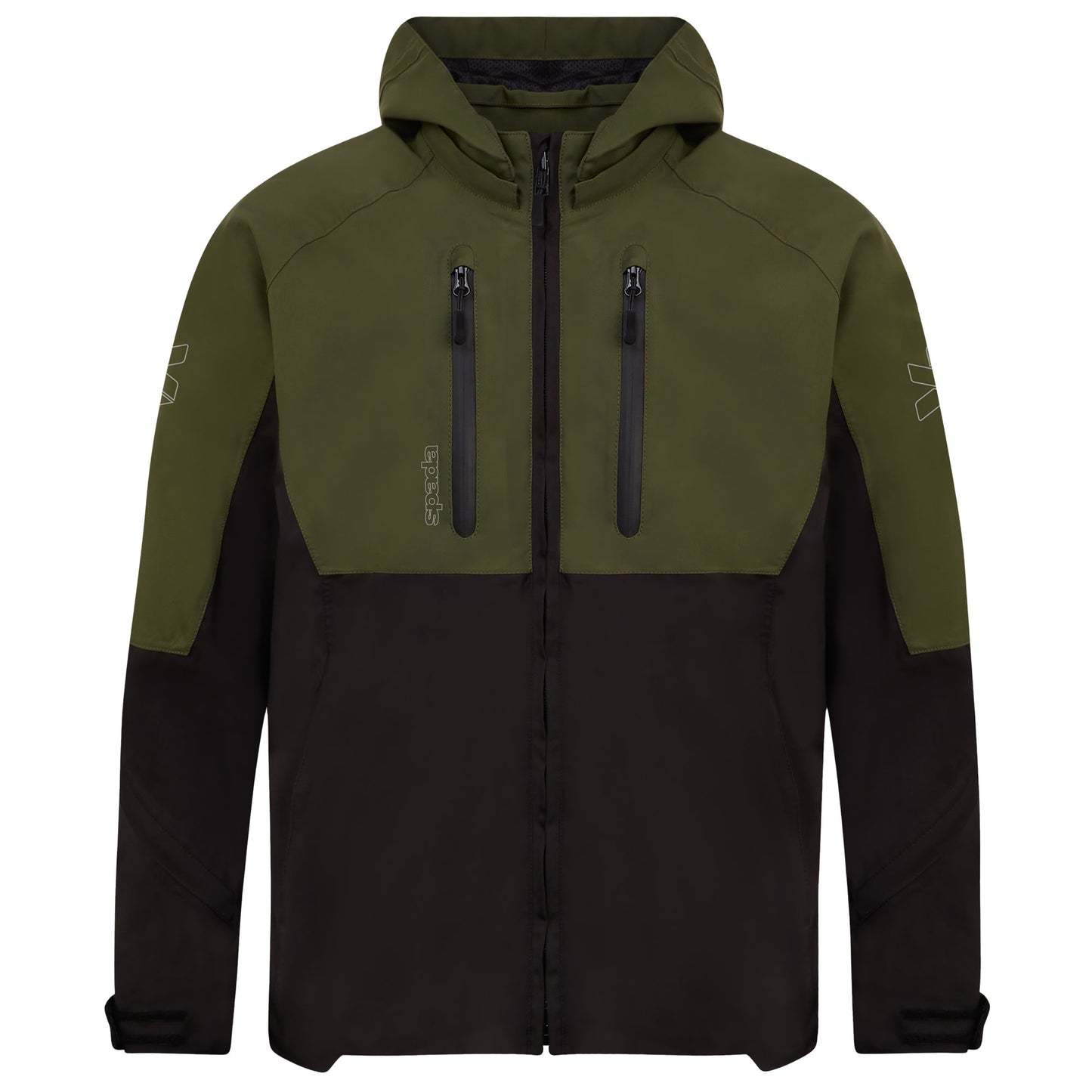 Spada Joe CE Jacket - Black / Green by Spada - clearance motorcycle jacket