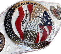 WWE United States John Cena White Championship Inspired Title Belt - 2 | Dash Racegear