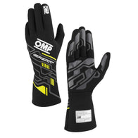SPORT GLOVES FIA 8856-2018 Black - Fluo Yellow
