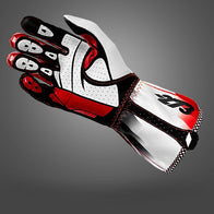 SUPERSONIC Red/Black/White - Glove | DASH RACEGEAR