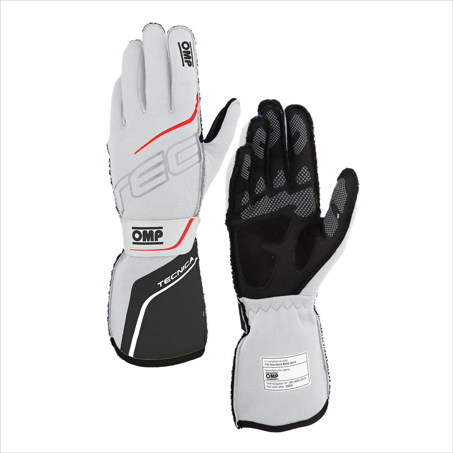 TECNICA GLOVES FIA 8856-2018 White - Anthracite