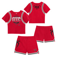 Roman Reigns toddler T-shirt and shorts set front view