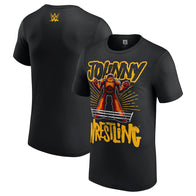 Men's Black Johnny Gargano Johnny Wrestling Robot T-Shirt - DASH RACEGEAR image 1