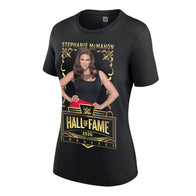 Women's Black Stephanie McMahon WWE Hall of Fame 2026 T-Shirt