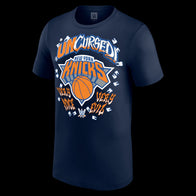Men's Navy Danhausen x New York Knicks Uncursed T-Shirt - DASH RACEGEAR image 2