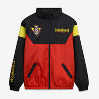 Men's Black/Red Danhausen Cursed! Full-Zip Windbreaker Jacket - DASH RACEGEAR image 2