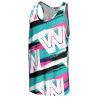 Men's ProSphere White WWE 90s Jazz Cup Tank Top
