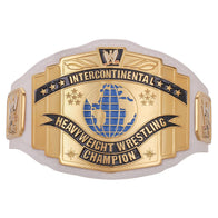 WWE Intercontinental Scratch Logo White Replica Title Belt