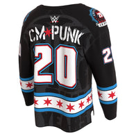 Youth ProSphere Black CM Punk 20 Years Hockey Fashion Jersey - DASH RACEGEAR image 3