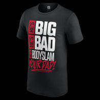 Men's Black Mason Rook Big Bad Bodyslam Your Dad T-Shirt - DASH RACEGEAR image 2