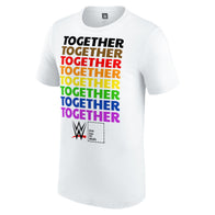 Men's WWE Together Pride T-Shirt - White