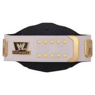 WWE Intercontinental Scratch Logo White Replica Title Belt